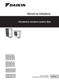 RZQG-L9V1, RZQG-L8Y1, RZQSG-L3-9V1, RZQSG-L8Y1_4PSK385521-1C_2019_04_Installation manual_Slovakian download